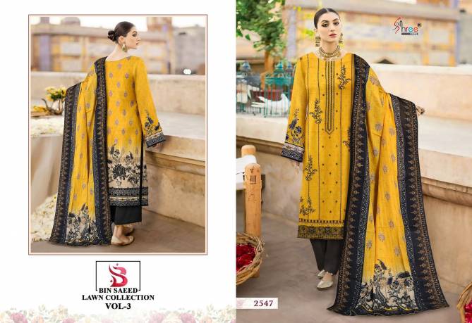 Shree Bin Saeed Lawn Collection Vol 3 Wholesale Pakistani Suits